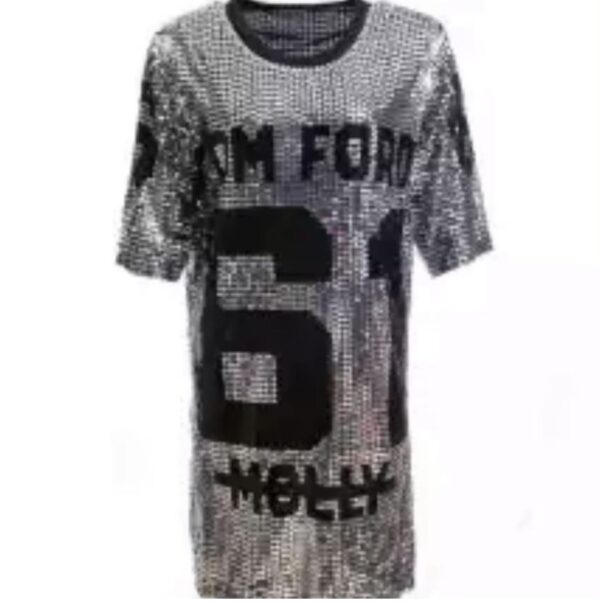 Sequin Replica Tom Ford Molly Dress - Image 4